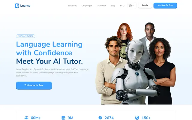 Learna AI 首页截图
