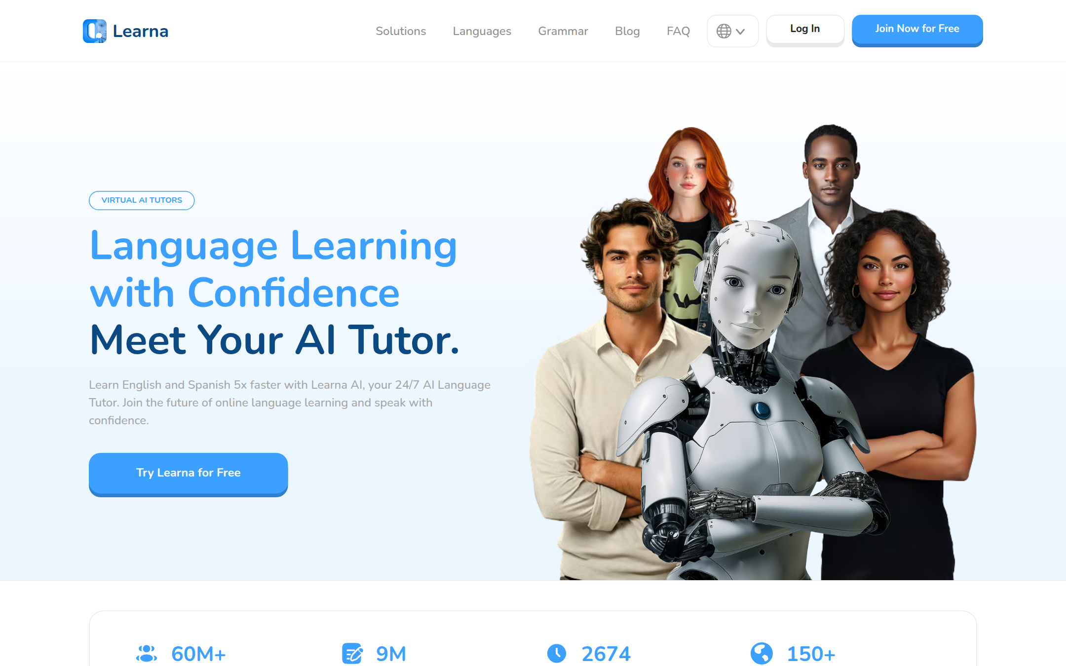 Learna AI 首页截图