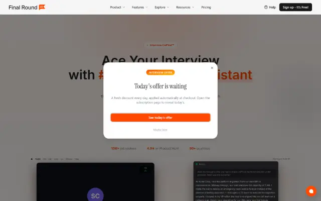Finalroundai 首页截图