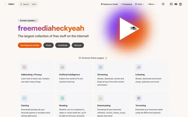 Welcome 首页截图