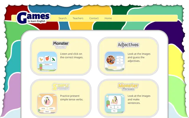 Online ESL Games 首页截图
