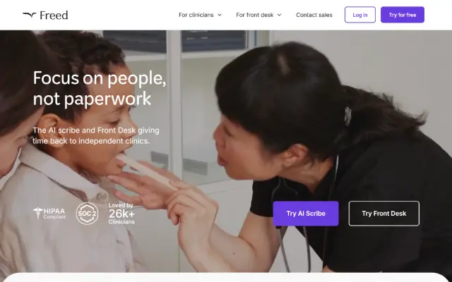 Getfreed 首页截图