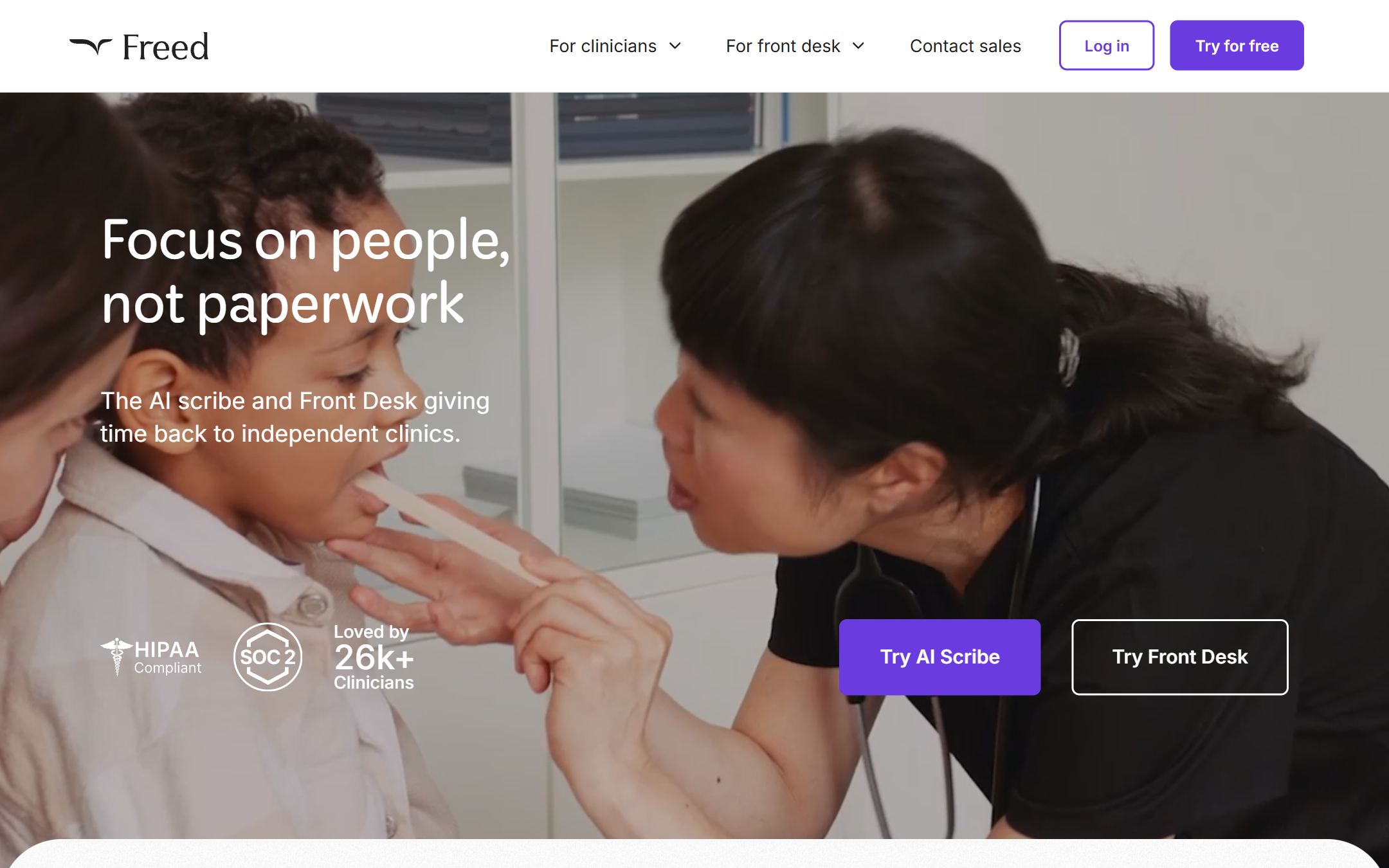 Getfreed 首页截图
