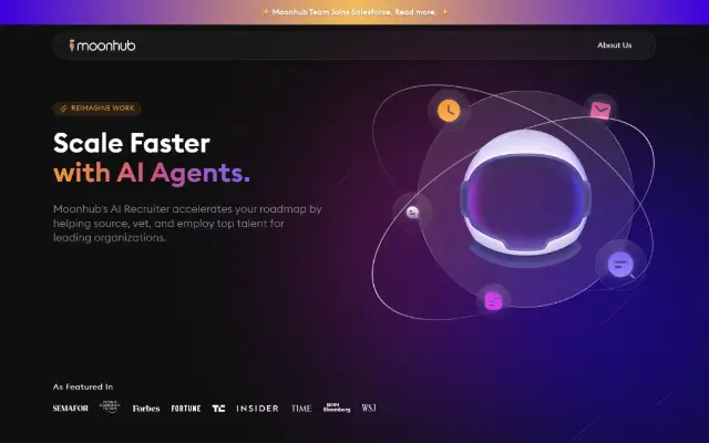 Moonhub 首页截图