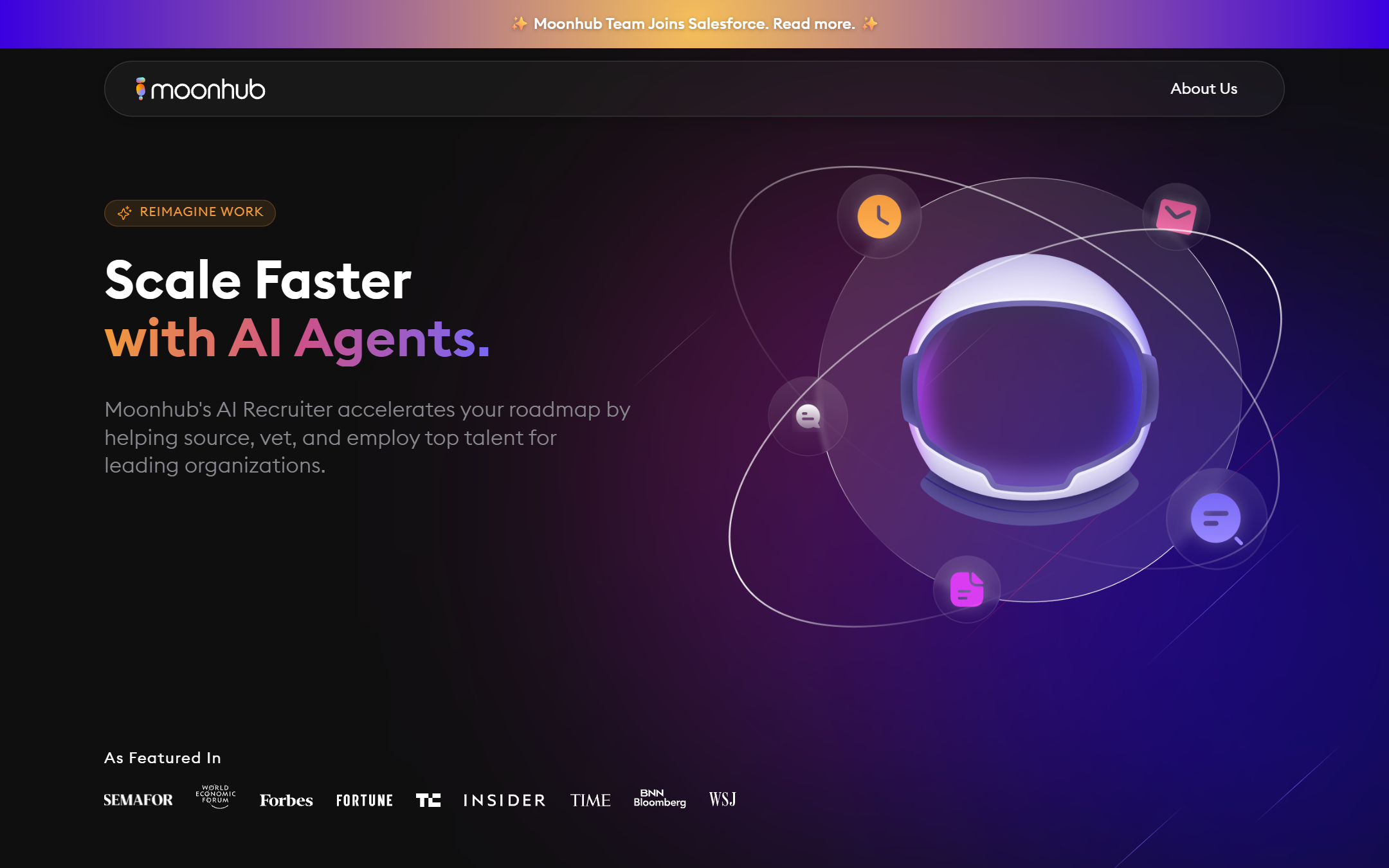 Moonhub 首页截图