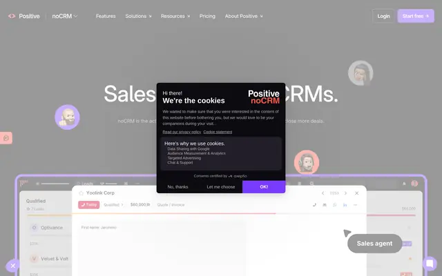 noCRM 首页截图
