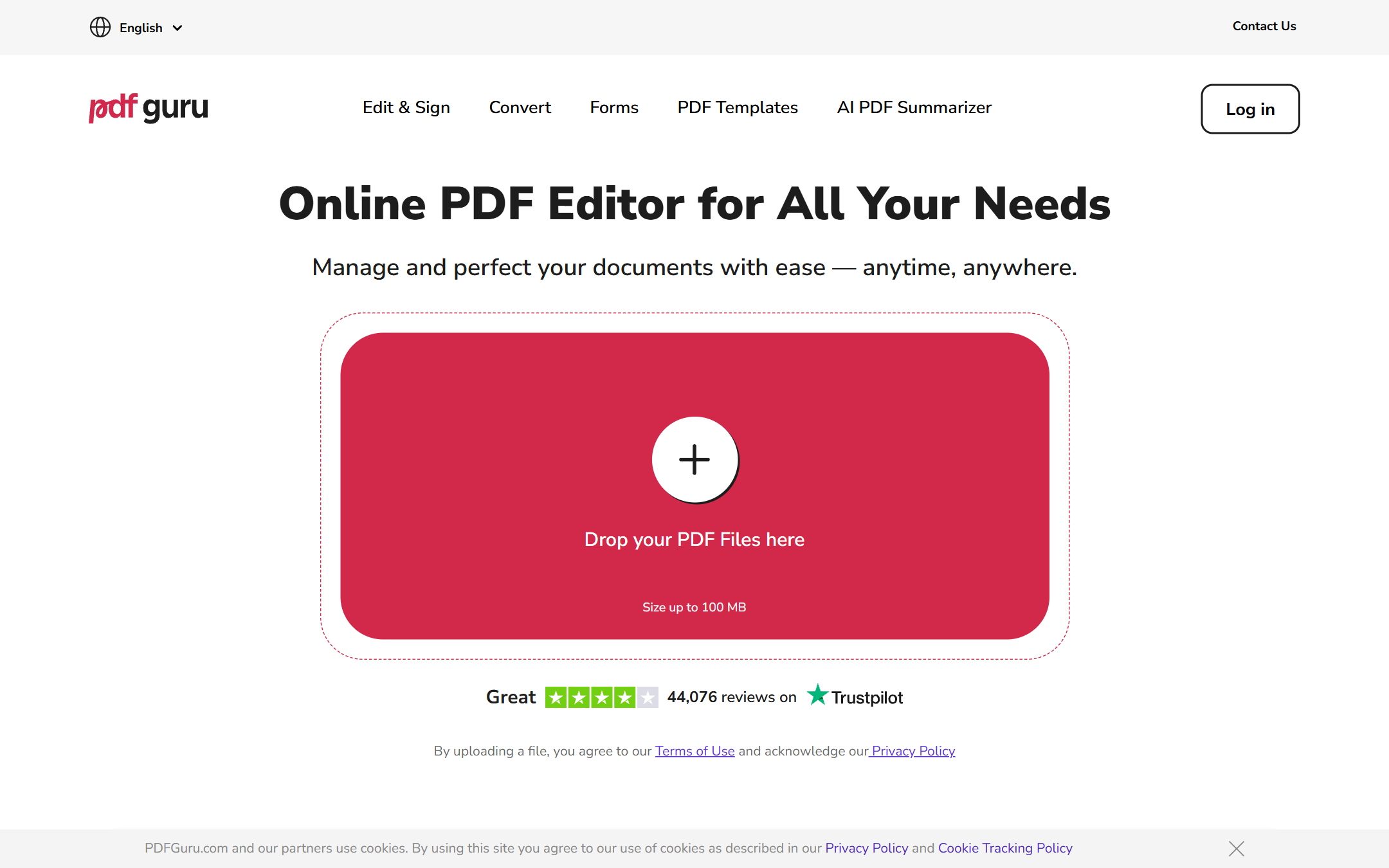 Edit PDF with PDF Guru 首页截图