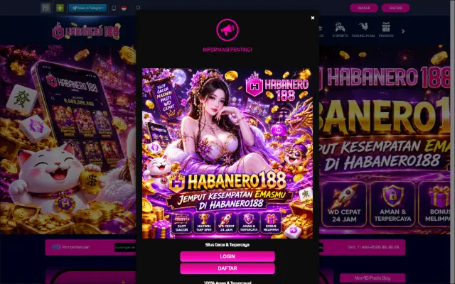 HABANERO188 首页截图