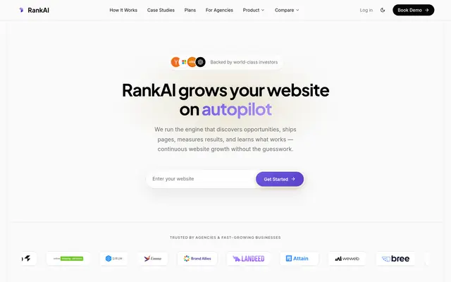 RankAI 首页截图