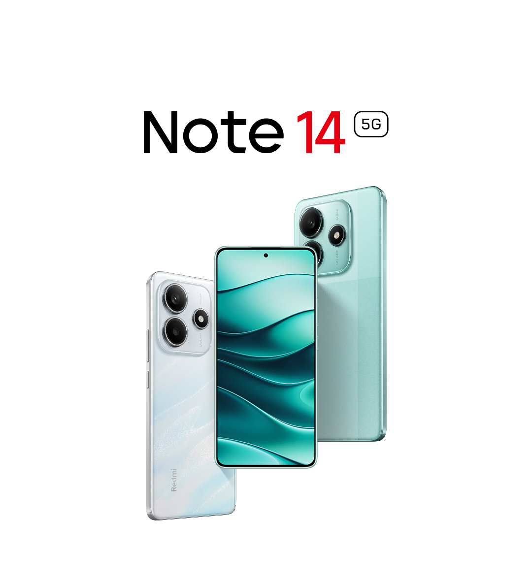 Redmi Note 14 5G 6GB+128GB 子夜黑 主视觉