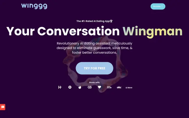 Winggg 首页截图